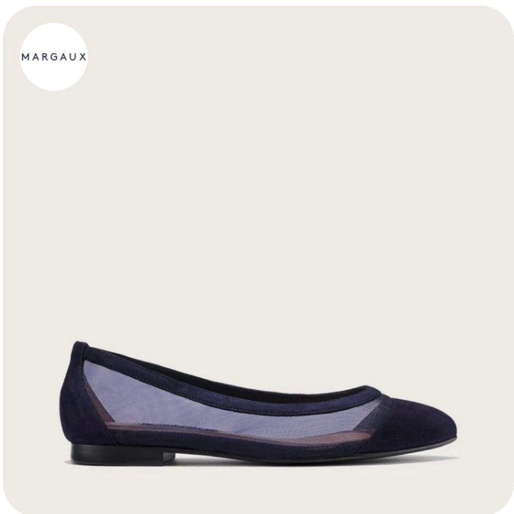 Margaux The Pointe - Marine Mesh, Size 39.5 (US 9)